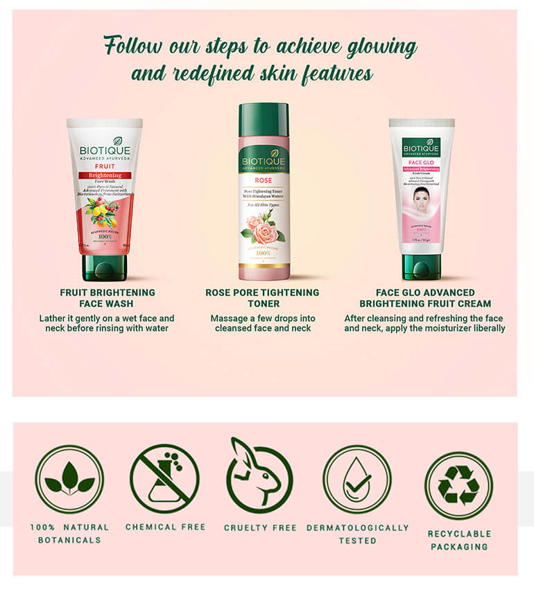 Face glo advanced brightening fruit cream 50g A+ image