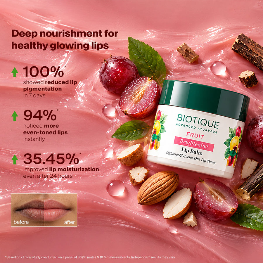 Biotique Fruit Brightening Lip Balm 12g