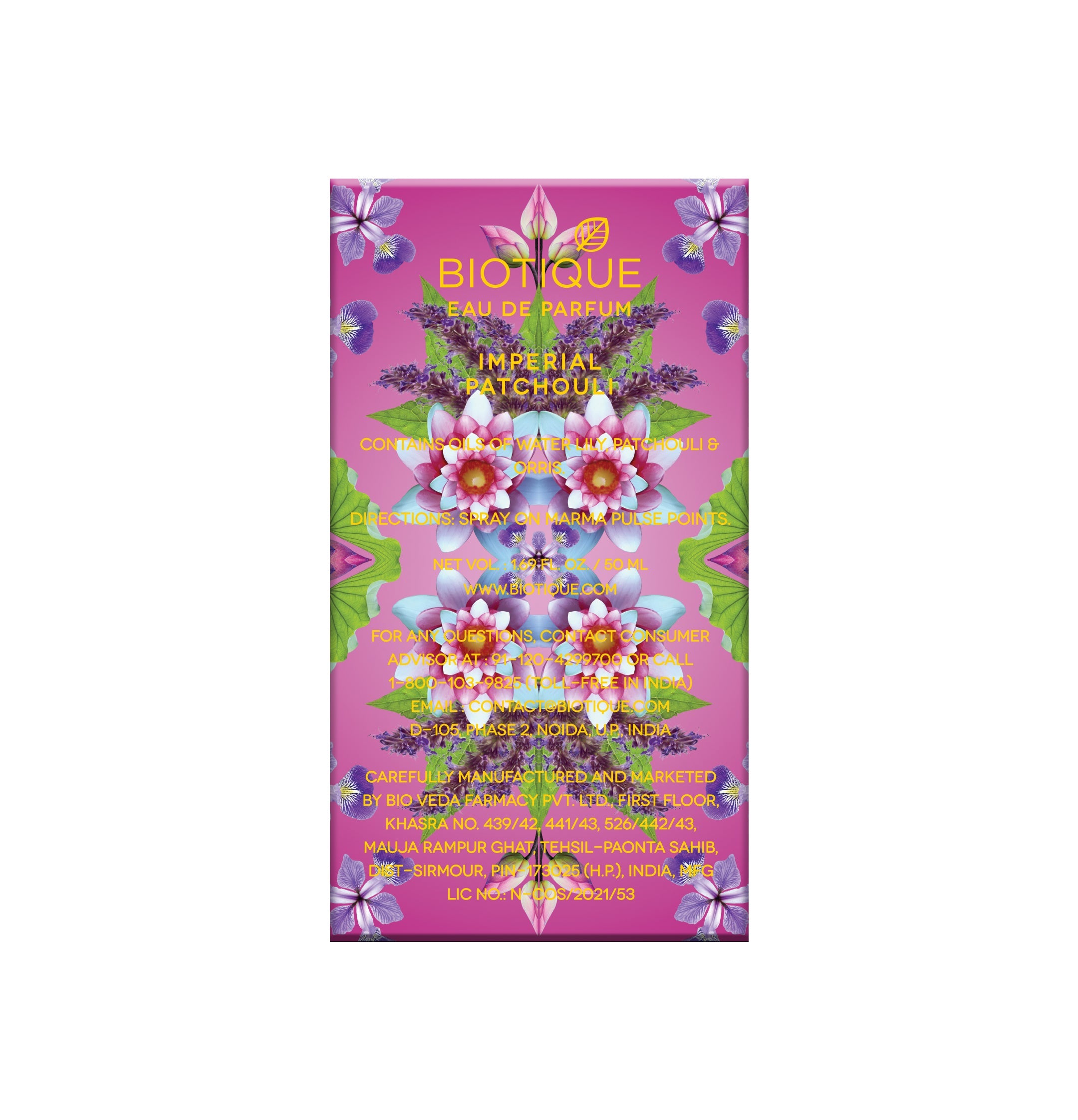 Biotique imperial patchouli eau de parfum 50ml