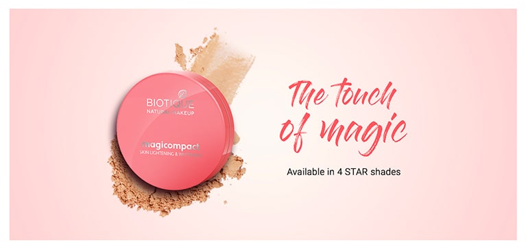 Biotique natural makeup magicompact, clay, 8g A+ image