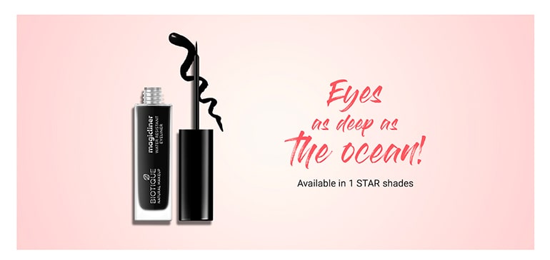 Biotique natural makeup magicliner, midnight black, 9ml A+ image