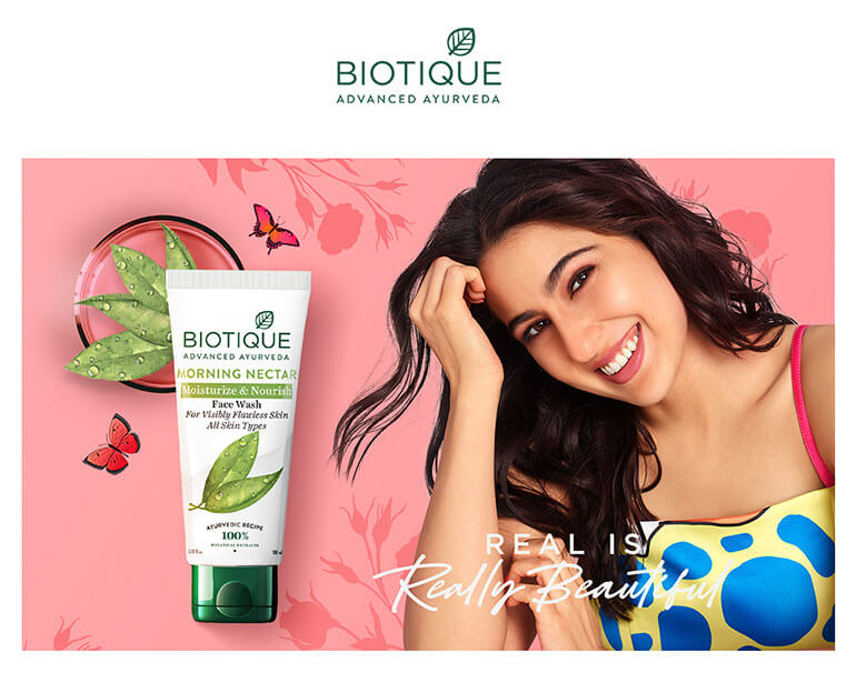 Morning nectar moisturize & nourish face wash A+ image