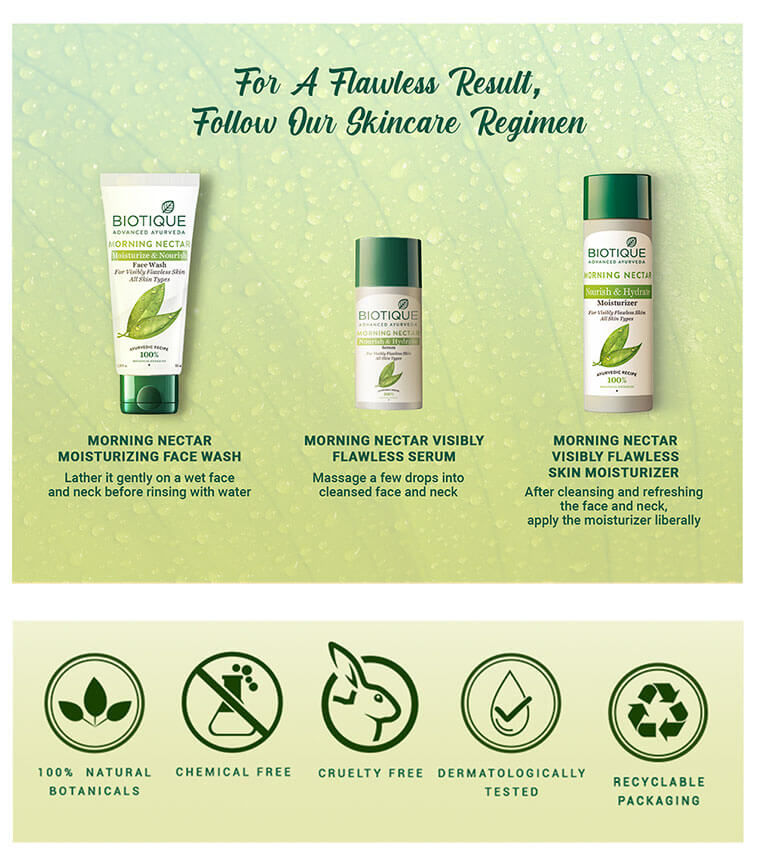 Morning nectar moisturize & nourish face wash A+ image