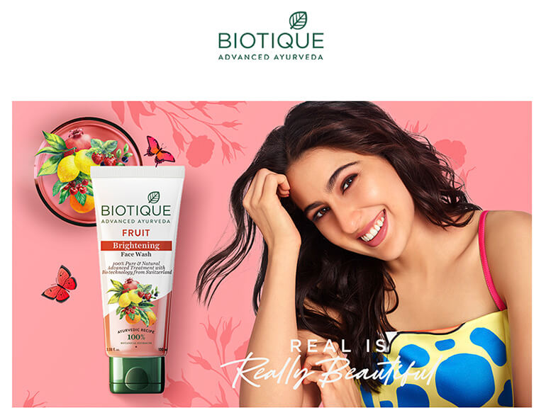 Fruit brightening face wash A+ image