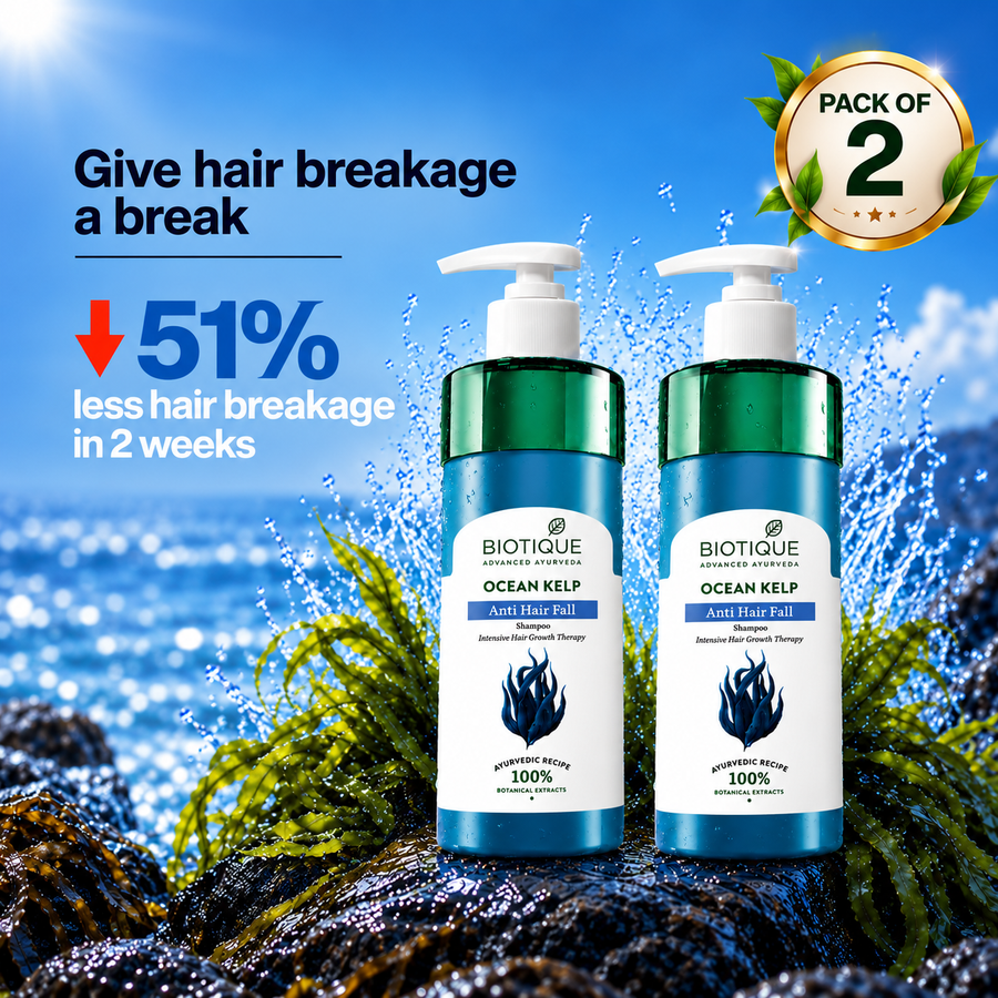 OCEAN KELP Anti Hair Fall Shampoo 800ml (Pack Of 2)