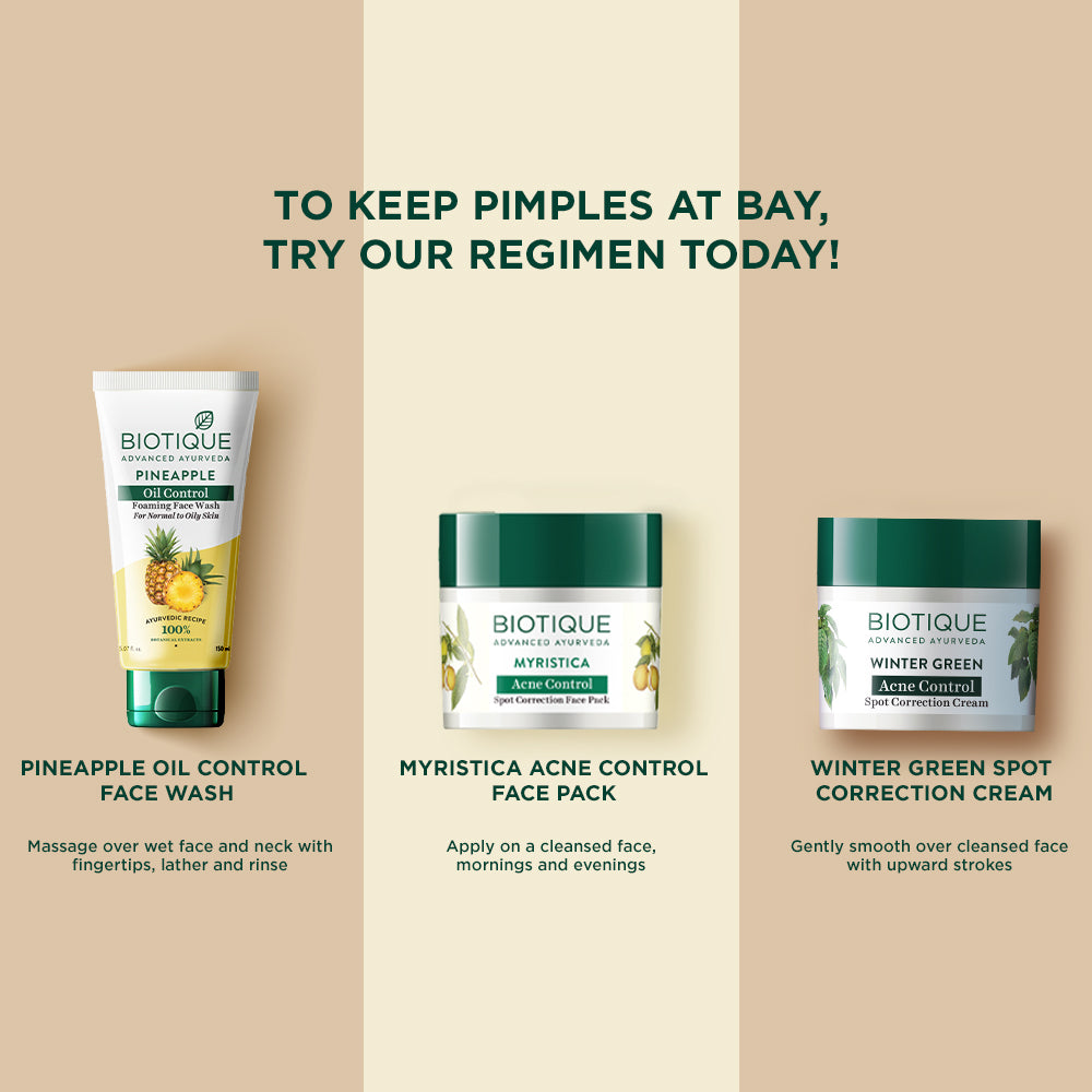 Myristica acne control spot correction face pack 20gm A+ image