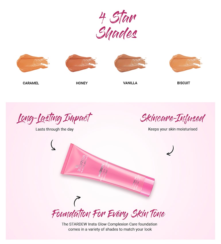 Biotique natural makeup stardew insta glow foundation, biscuit, 30ml A+ image