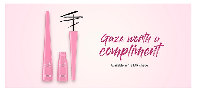 Biotique natural makeup stargaze matte eye liner, charcoal black, 3ml A+ image