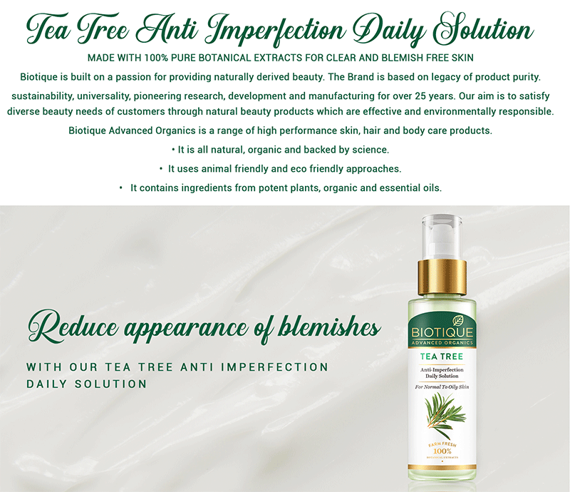 Tea tree anti imperfection daily solution 30ml A+ image