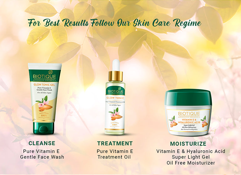 Glow tonic pure vitamin e treatment oil 30ml A+ image