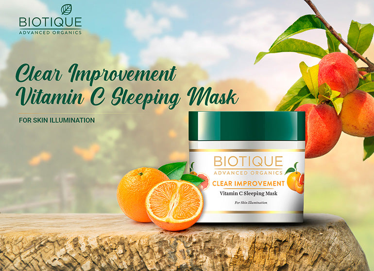 Clear improvement vitamin c sleeping mask 50gm A+ image