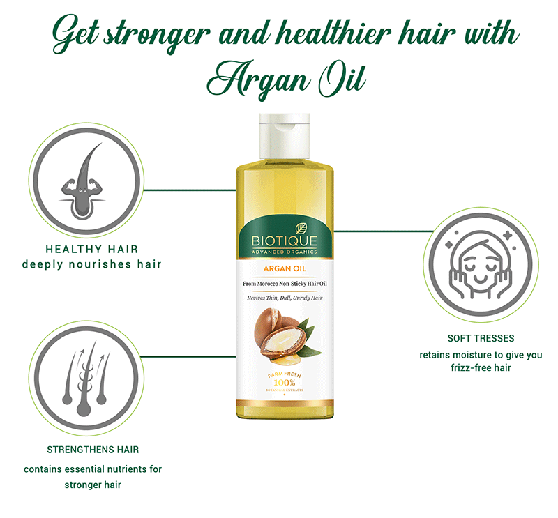 Argan oil from morocco non sticky hair oil 200ml A+ image