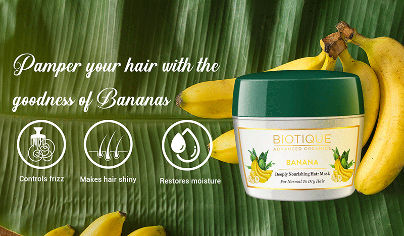 Banana deep nourishing hair mask 175gm A+ image