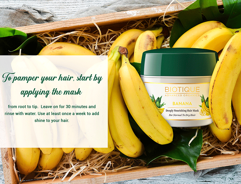 Banana deep nourishing hair mask 175gm A+ image