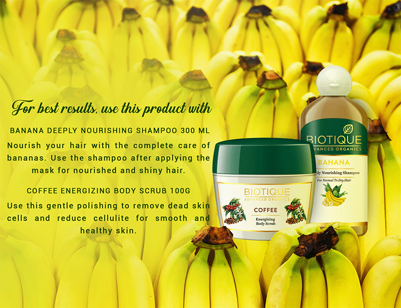 Banana deep nourishing hair mask 175gm A+ image