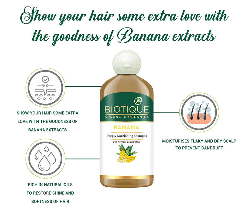 Banana deeply nourishing shampoo 300 ml A+ image