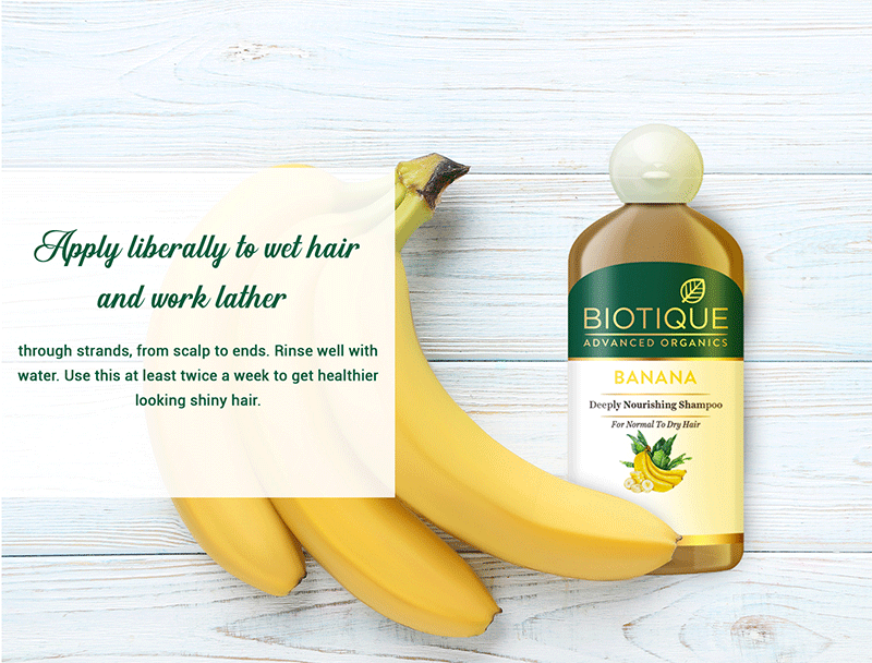 Banana deeply nourishing shampoo 300 ml A+ image