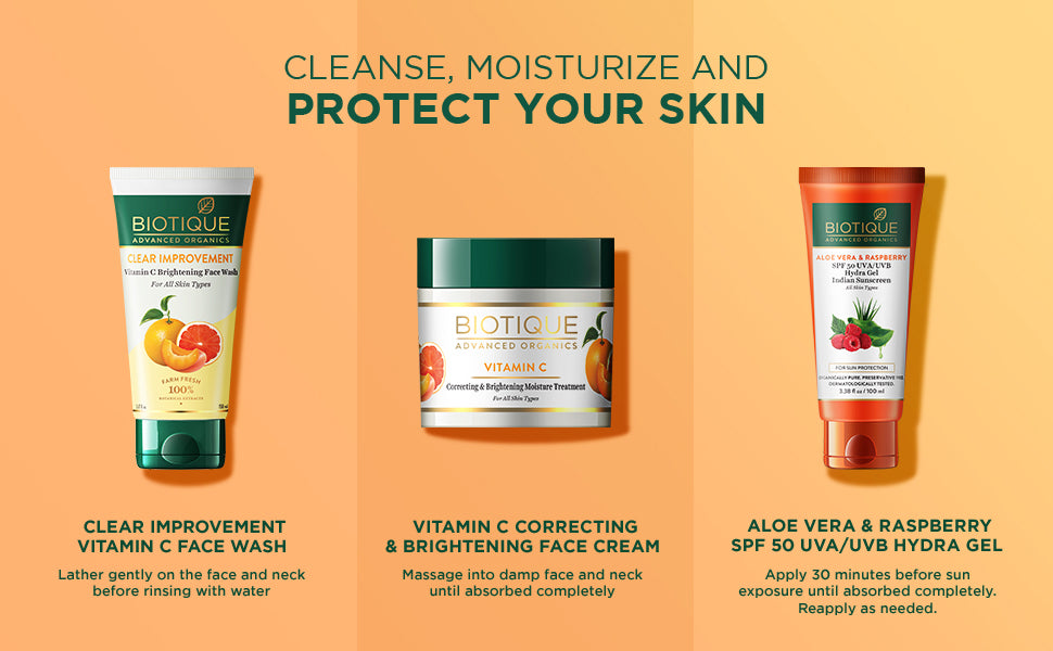 Biotique aloe vera & raspberry spf 50 hydra gel indian sunscreen 100g