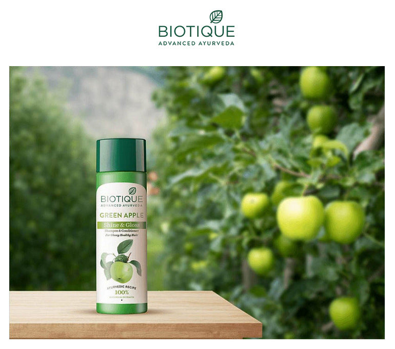 Green apple shine & gloss shampoo & conditioner A+ image