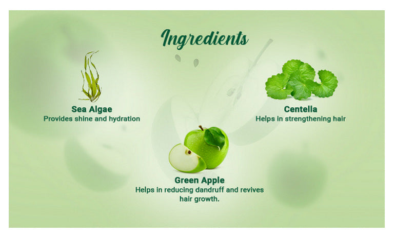 Green apple shine & gloss shampoo & conditioner A+ image