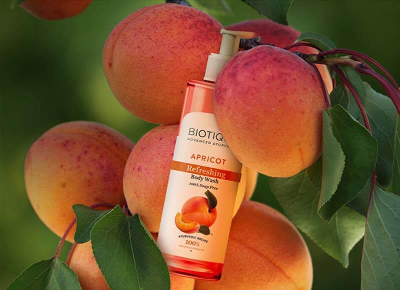 Apricot refreshing body wash A+ image