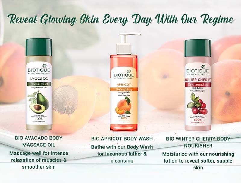 Apricot refreshing body wash A+ image