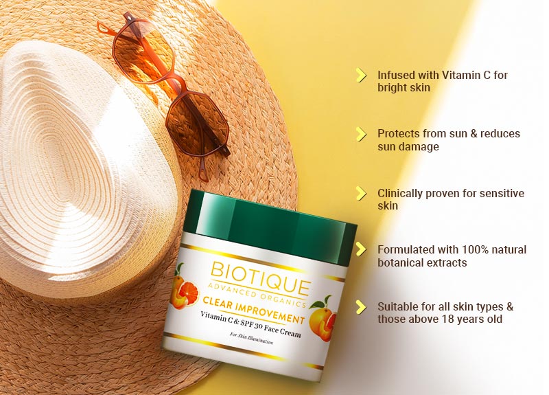 Clear improvement vitamin c & spf 30 face cream 50gm A+ image