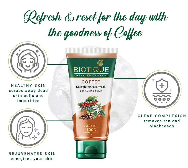 Coffee energizing face wash 150ml A+ image
