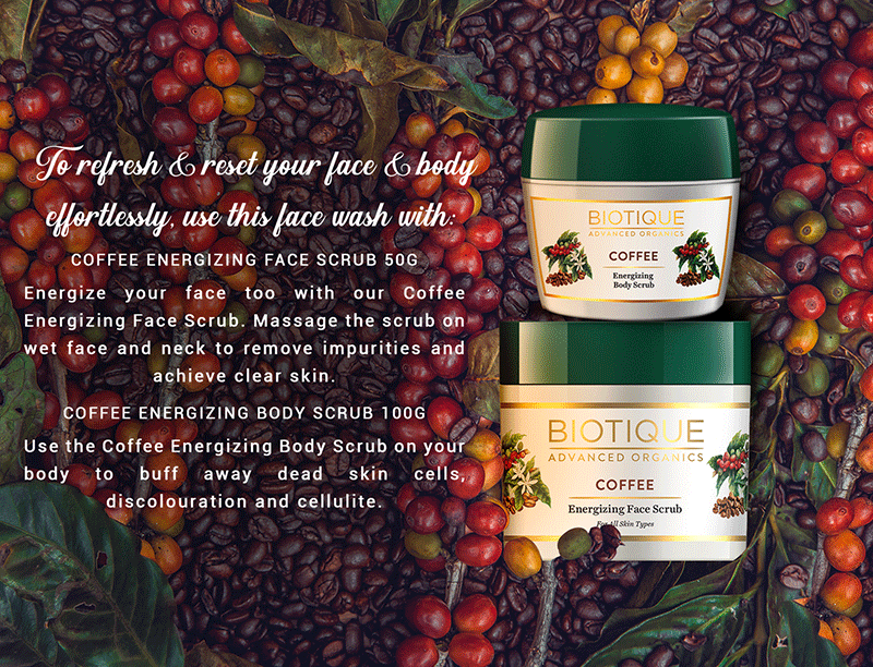 Coffee energizing face wash 150ml A+ image