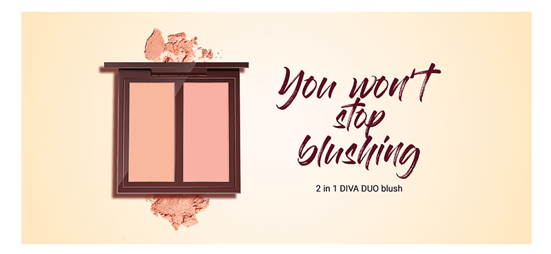 Biotique natural makeup diva duo blush, pastel n peach, 9g A+ image