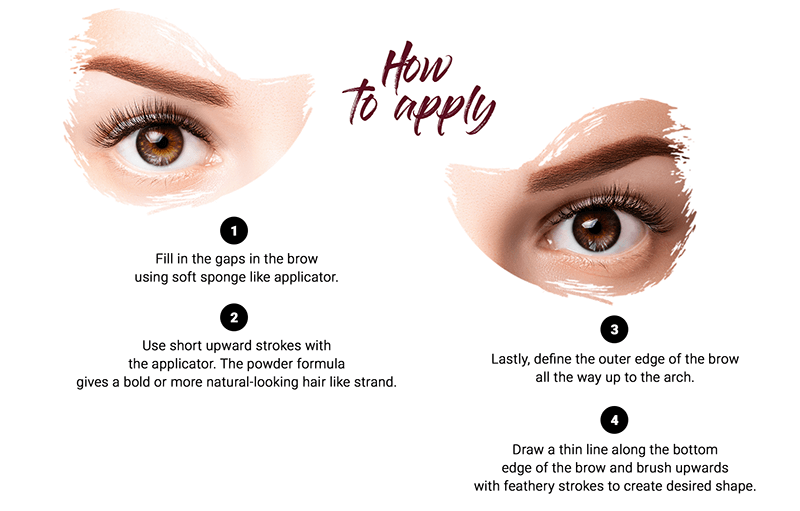How to use Biotique Natural Makeup Diva Define Perfect Brow Filler, Mocha Espresso, 3g