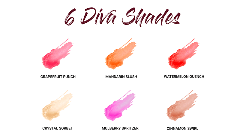 Biotique natural makeup diva kiss gel lip balm, grapefruit punch orange A+ image