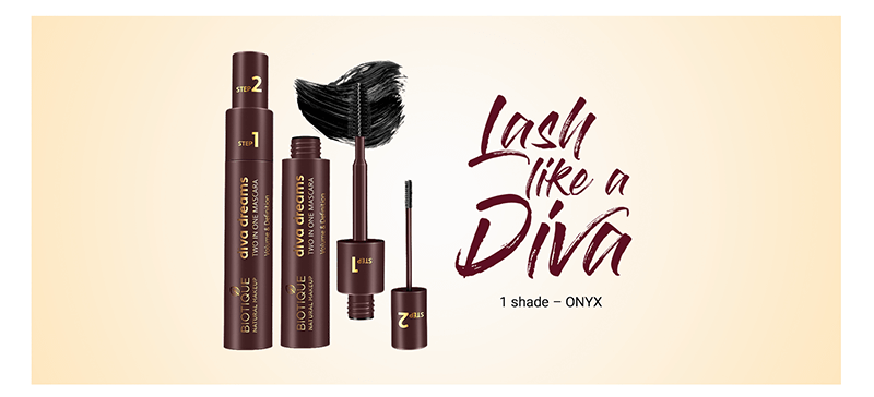 Biotique natural makeup diva dreams two in one mascara, 9ml A+ image