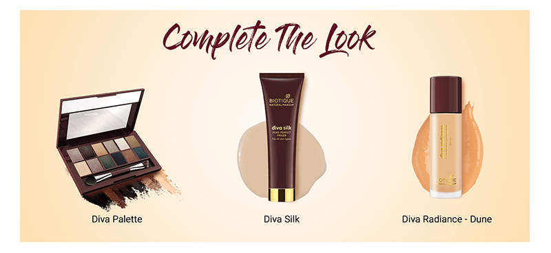 Biotique natural makeup diva satin smooth 3-in-1 compact makeup, creamy oatmeal, 9g A+ image