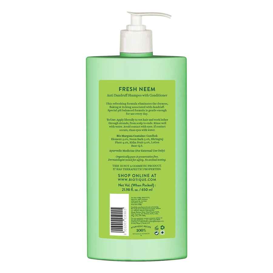 FRESH NEEM Anti Dandruff Shampoo & Conditioner 650ml