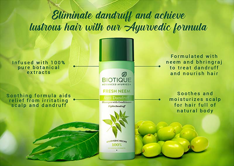 FRESH NEEM Anti Dandruff Shampoo & Conditioner pack of 2 (120ml)