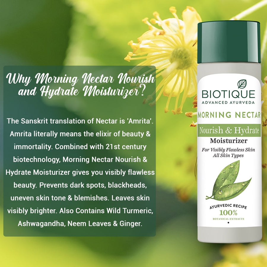 MORNING NECTAR Nourish & Hydrate Moisturizer 190ml (Pack of 2)