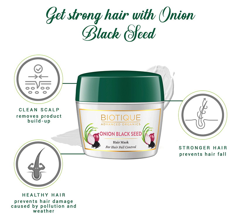 Onion  black seed hair mask 175g A+ image
