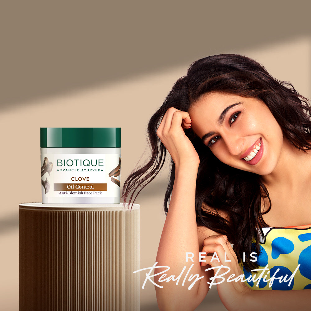 Clove oil control anti-blemish face pack 75g A+ image