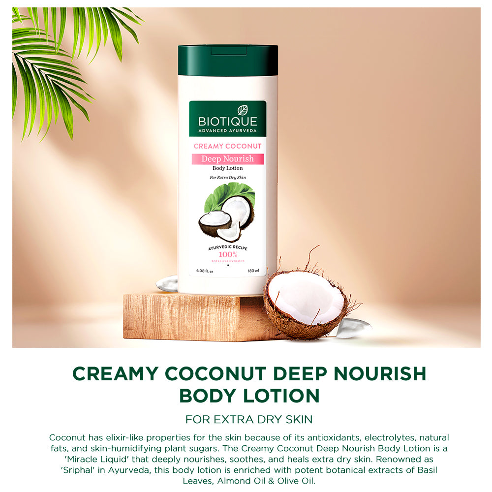 Creamy coconut deep nourish body lotion