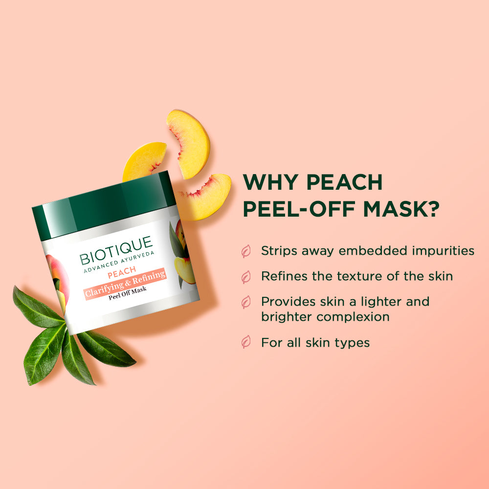Peach clarifying & refining peel-off mask 50g A+ image