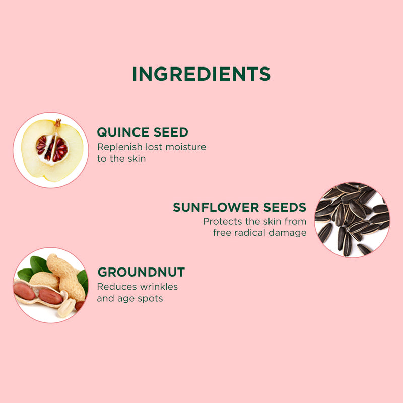 QUINCE SEED Anti-Ageing Face Massage Cream 50g ingredient