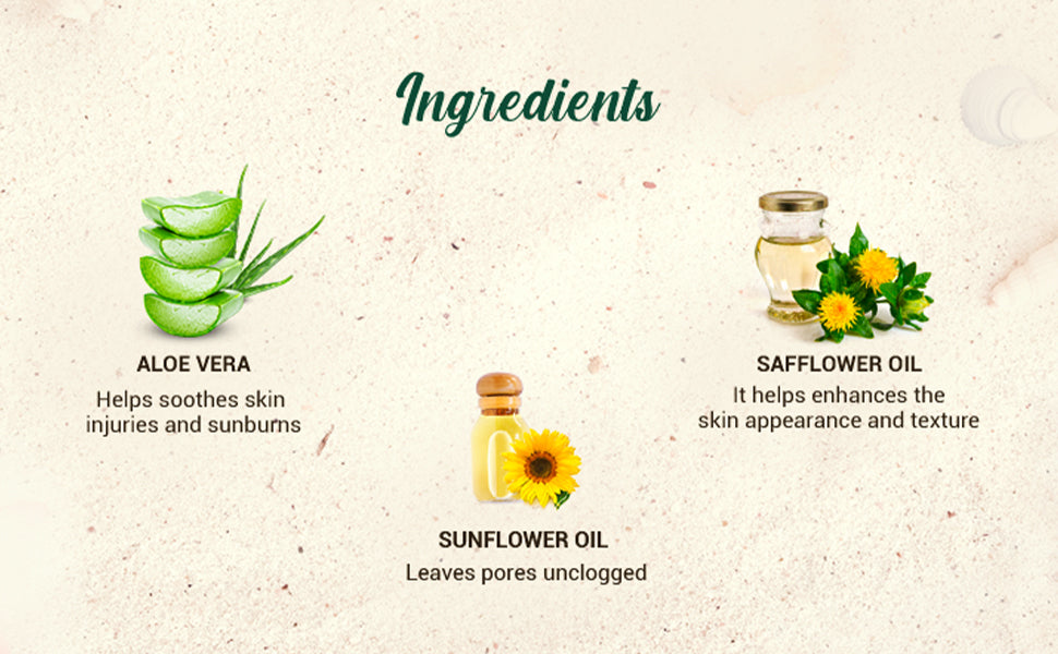 Sun shield aloe vera 30+spf sunscreen cream 50g A+ image