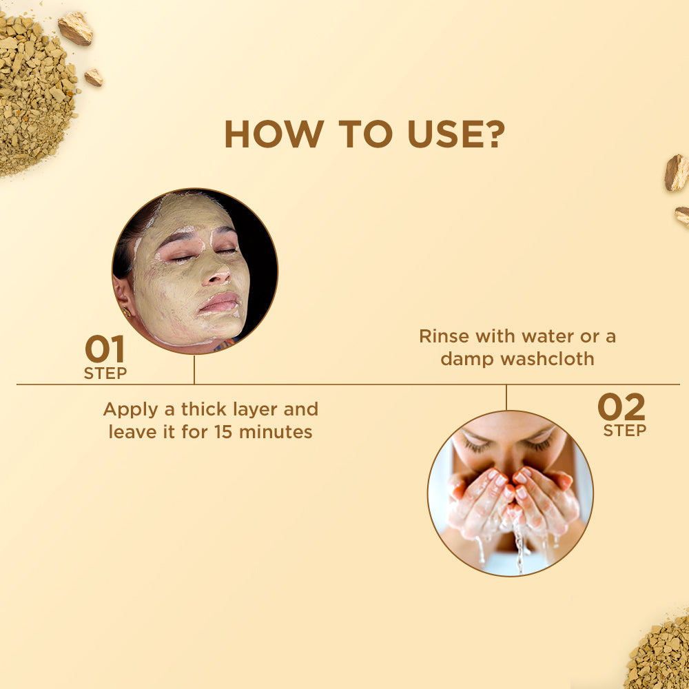 Multani clay anti-ageing mud face pack 75g A+ image