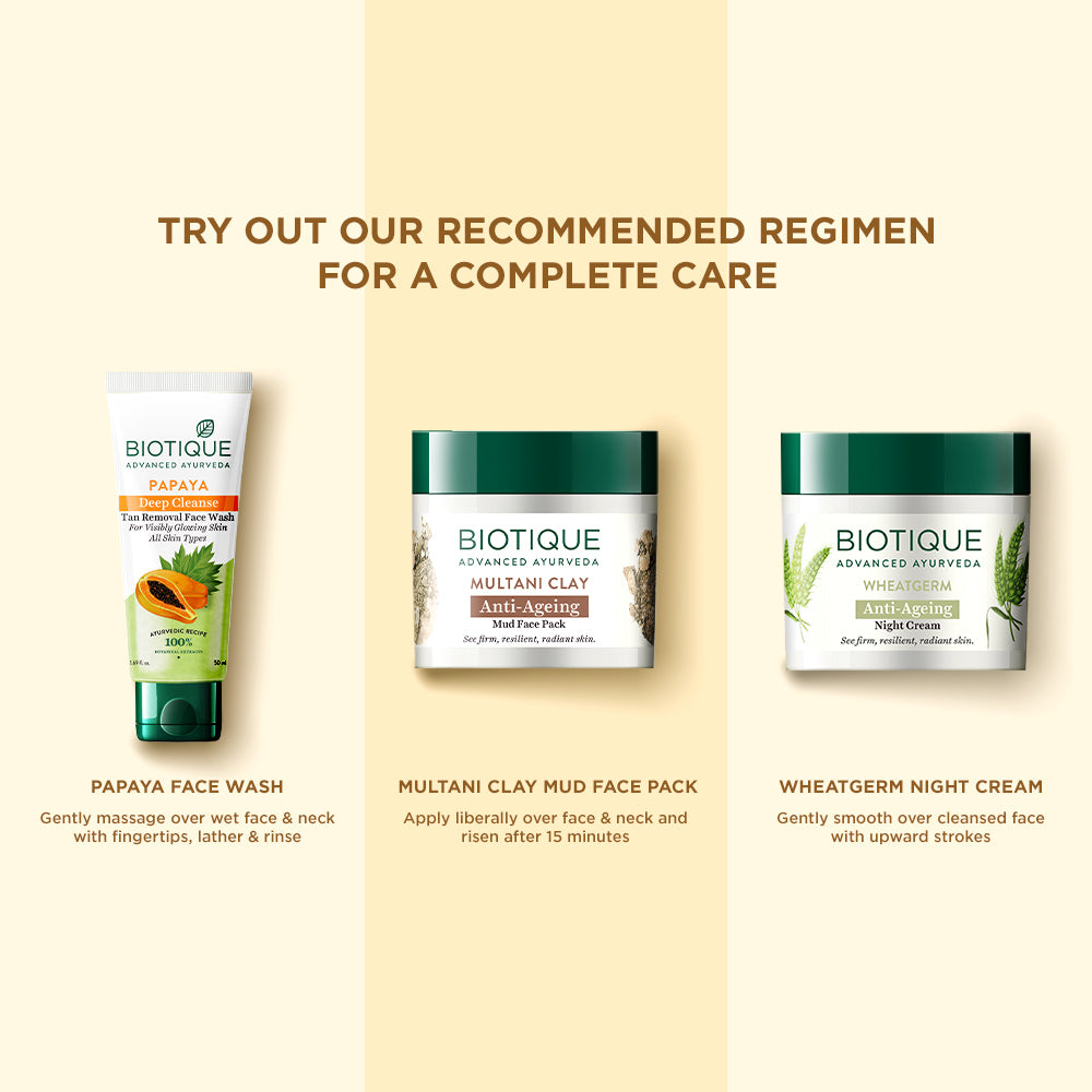 Multani clay anti-ageing mud face pack 75g A+ image