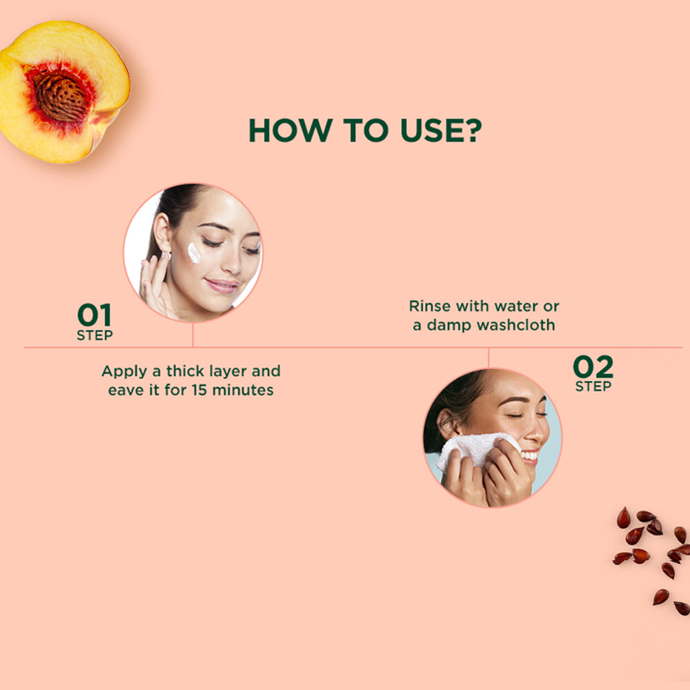 Peach clarifying & refining peel-off mask 50g A+ image