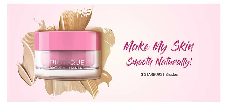 Biotique natural makeup starburst matte moussse foundation, caramel mocha, 15ml A+ image