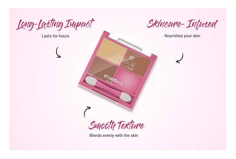 Biotique natural makeup stardust eye shadow, moon shadow, 7g A+ image