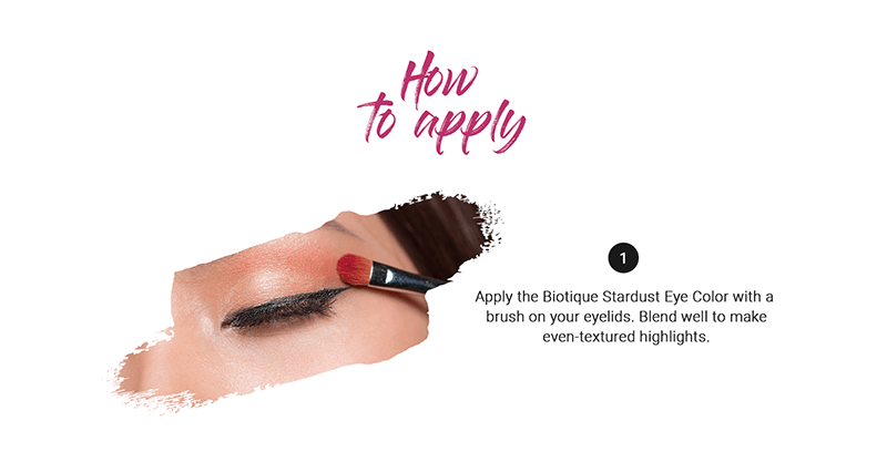 Biotique natural makeup stardust eye shadow, moon shadow, 7g A+ image