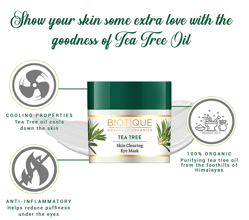 Tea tree skin clearing eye mask 15gm A+ image